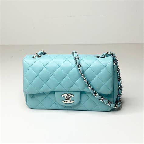 chanel bag blue|tiffany blue chanel bag.